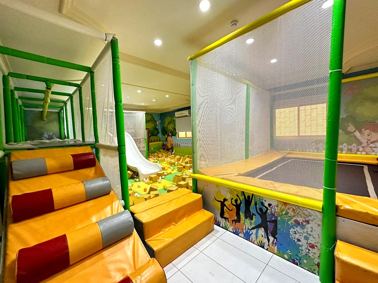 Indoor soft-play and activity zone for Early Years pupils