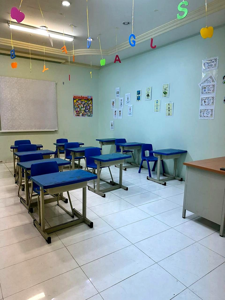 ARWA classroom prepared for the new academic year
