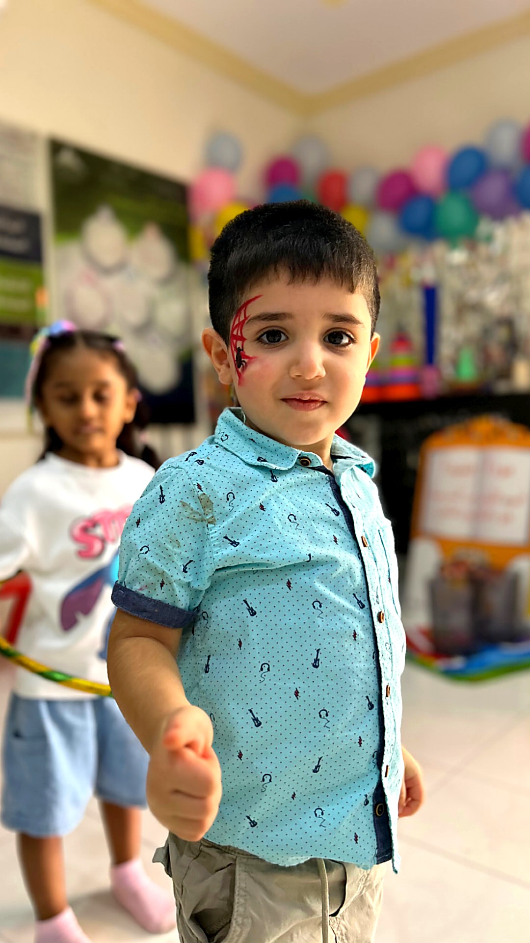 An ARWA pupil during a school celebration